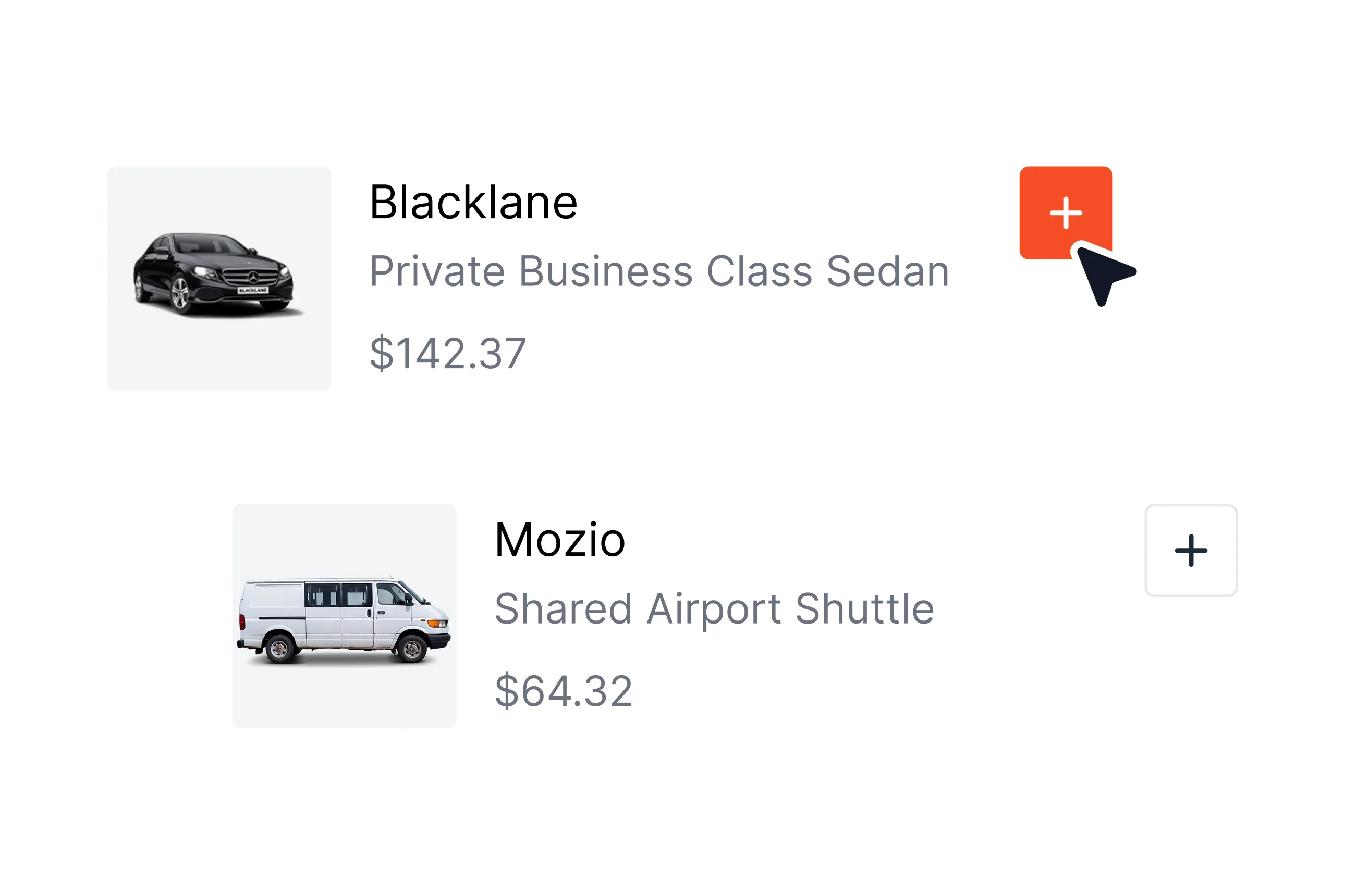 Transfer booking with auto-filled details and real-time pricing