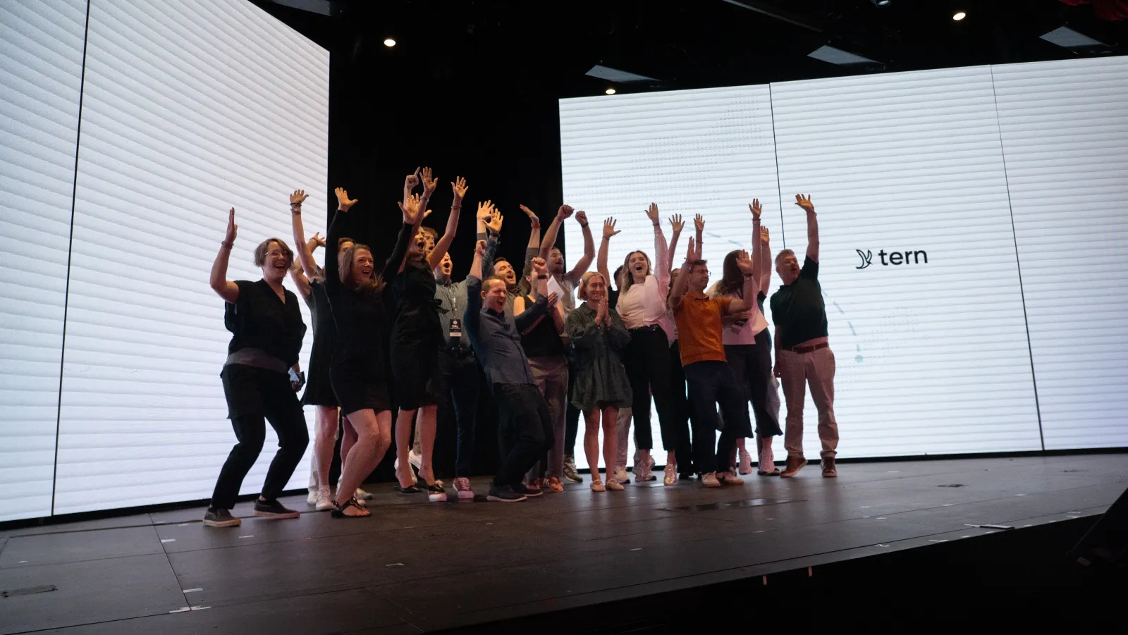 Tern team celebration